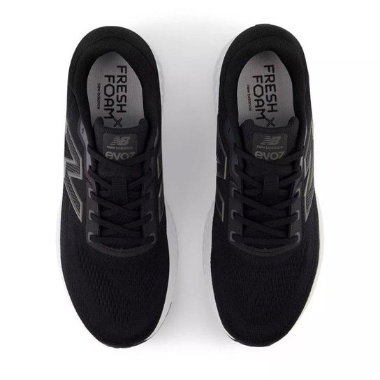 Tênis New Balance Fresh Foam X Evoz v4 Masculino Preto/Branco