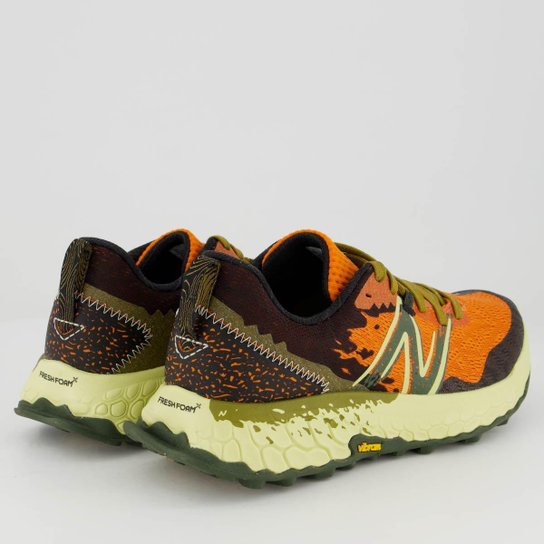 Tênis New Balance Fresh Foam X Hierro V7 Laranja e Verde