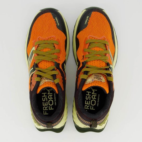 Tênis New Balance Fresh Foam X Hierro V7 Laranja e Verde