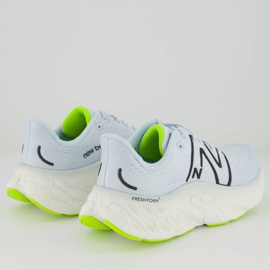Tênis New Balance Fresh Foam X More V4 Feminino Azul Claro