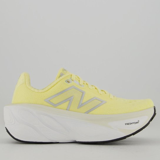 Tênis New Balance Fresh Foam X More V5 Feminino Amarelo