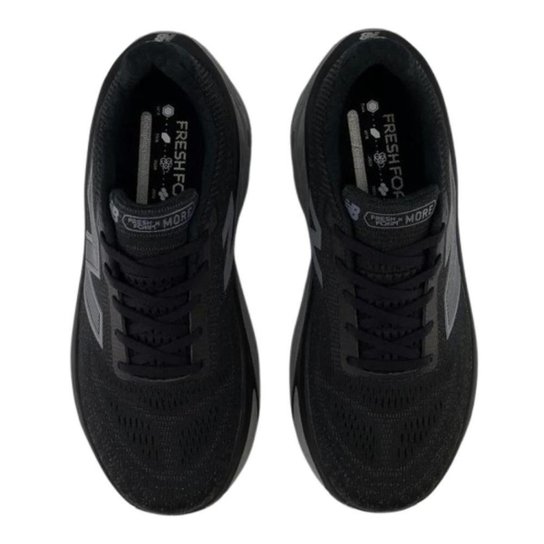TENIS NEW BALANCE FRESH FOAM X MORE V5 MASCULINO-PRETO/GRAFITE