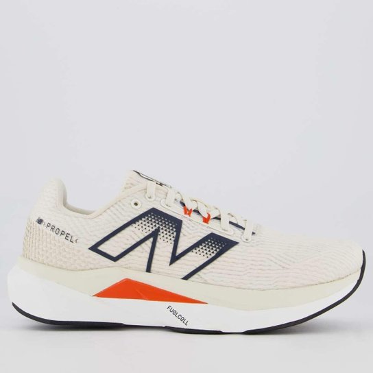 Tênis New Balance Fuelcell Propel V5 Bege