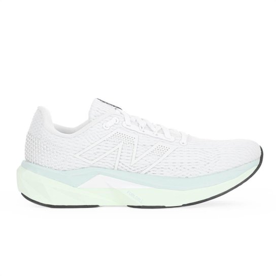 Tênis New Balance FuelCell Propel V5 Branco e Verde - Feminino
