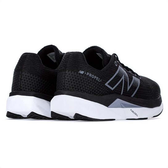 Tenis New Balance Fuelcell Propel V5 Preto Cinza e Branco - Masculino