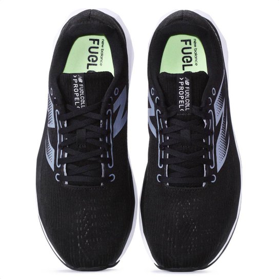 Tenis New Balance Fuelcell Propel V5 Preto Cinza e Branco - Masculino