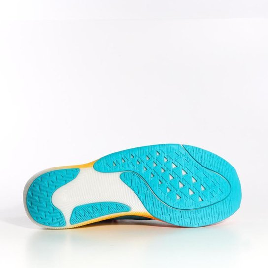 Tênis New Balance Fuelcell Rebel Azul Laranja