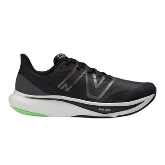 Tênis New Balance Fuelcell Rebel v3 Corrida Preto - Masculino 44