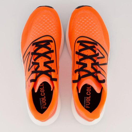 Tênis New Balance Fuelcell Rebel V3 Laranja Neon