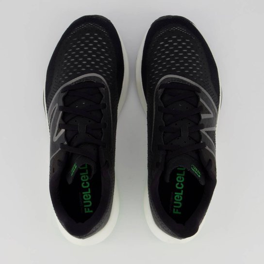 Tênis New Balance Fuelcell Rebel V3 Preto e Verde