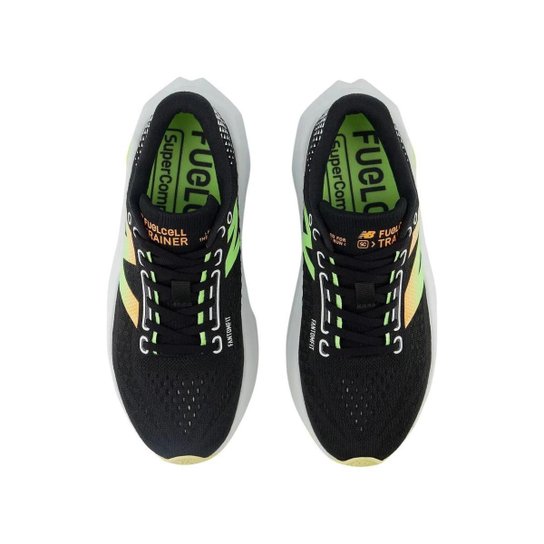 Tênis New Balance Fuelcell Supercomp Trainer V3 Feminino Preto+Verde