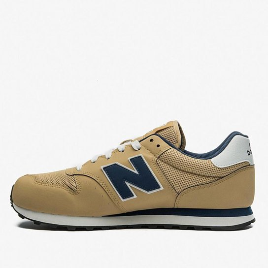 Tênis New Balance Masculino GM500v2 Bege/Marinho
