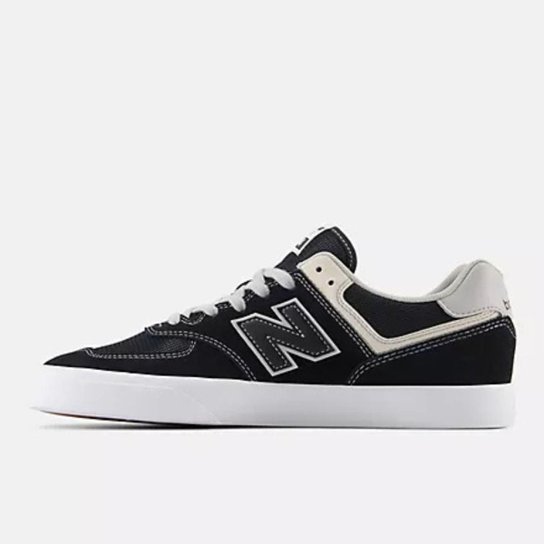 Tênis New Balance Numeric 574 Vulc Preto Branco
