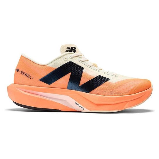 TENIS NEW BALANCE REBEL V4 LARANJA BRANCO FEMININO