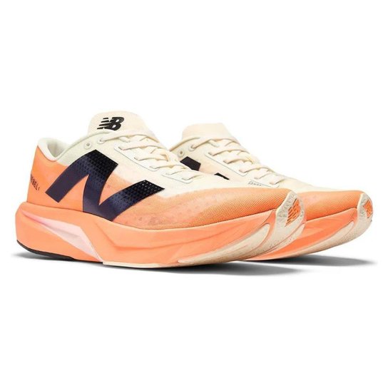 TENIS NEW BALANCE REBEL V4 LARANJA BRANCO FEMININO