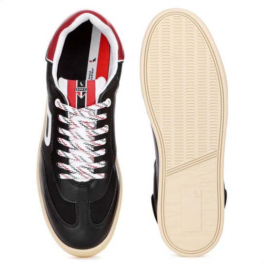 Tênis Reserva R Vintage São Paulo Preto Vermelho e Branco - Masculino