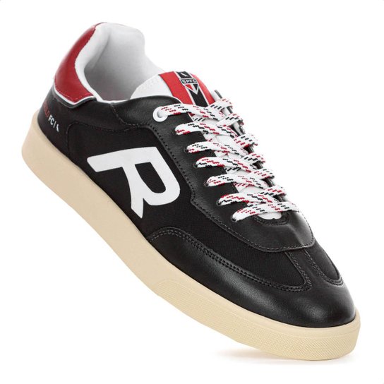 Tênis Reserva R Vintage São Paulo Preto Vermelho e Branco - Masculino