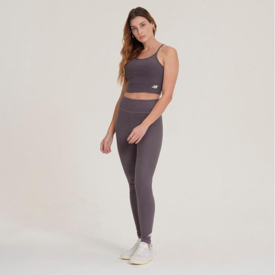 Top Canelado Small Logo Feminino