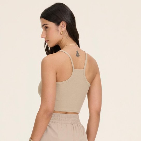 Top New Balance Canelado Small Logo Feminino