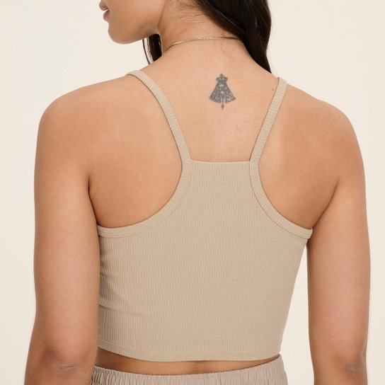 Top New Balance Canelado Small Logo Feminino