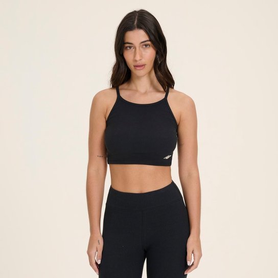 Top New Balance Canelado Small Logo Feminino