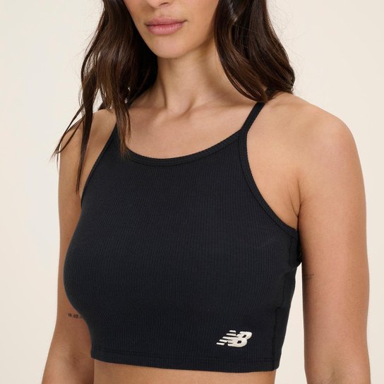 Top New Balance Canelado Small Logo Feminino