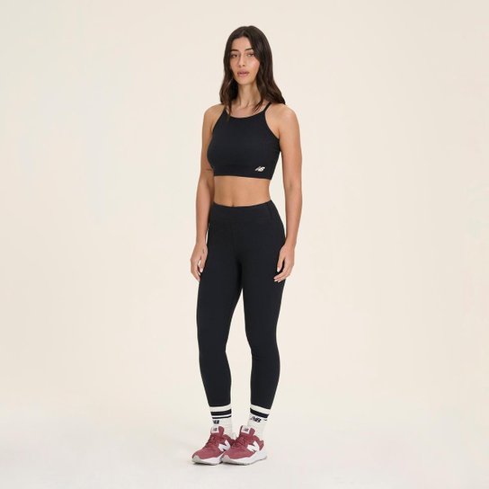 Top New Balance Canelado Small Logo Feminino