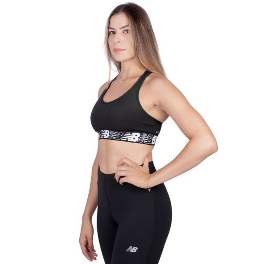 Top New Balance Pace 3.0 Feminino Preto
