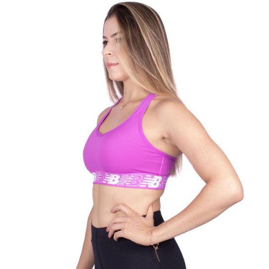 Top New Balance Pace 3.0 Feminino Roxo