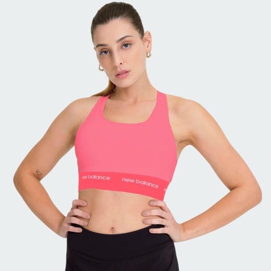 Top New Balance Sport Essentials Active - rosa claro